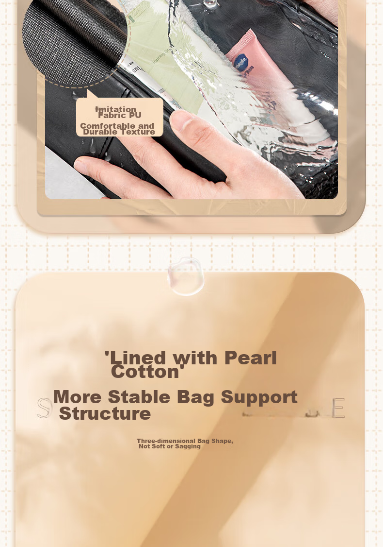 Deli Storage Bag Tutoring Bag Shopping Bag, Travel Portable Wear-Resistant Oxford Cloth Blue 72618 9