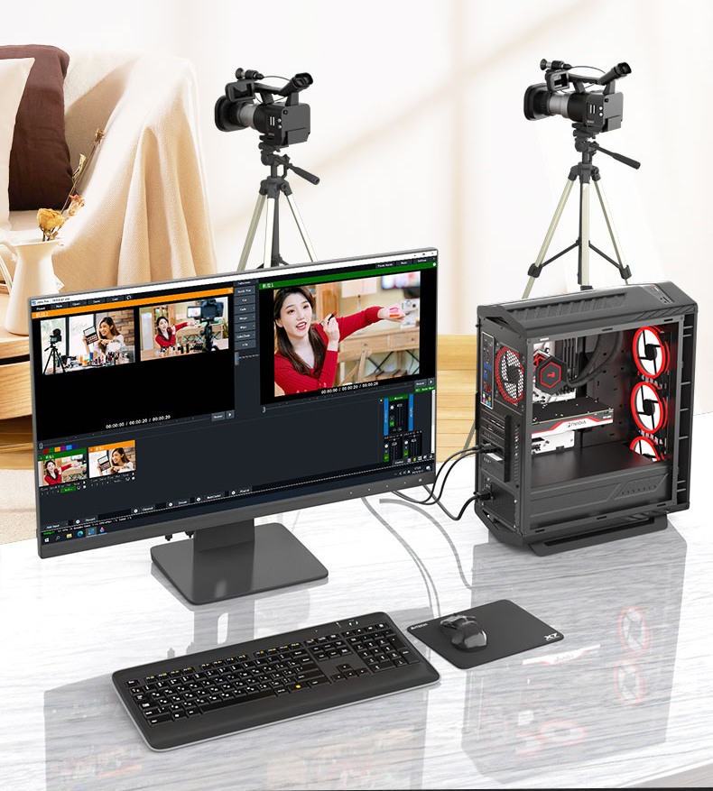 Acasis PCIE Internal HDMI Capture Card Compatible with PS4/5/Xbox Game Streaming, Douyin 4K Camera DSLR Video Live Streaming Desktop Computer Recording Card AC-2583 6