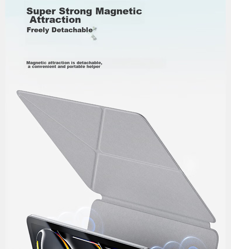 Benks IPad Pro 11 Protective Case, Compatible with 2025 New Apple 11-Inch Model, Foldable Dual-Use M2 Tablet, Double-Sided Magnetic, 25/24 Protective Case, Anti-Bend Cover, Black 2