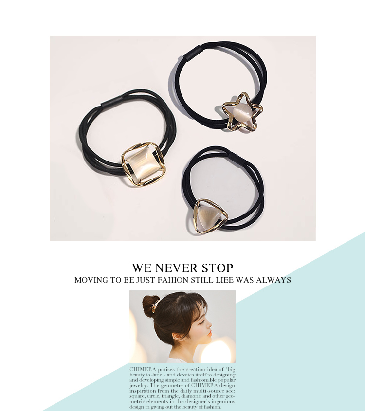CHIMERA Rhinestone Hair Tie, High Elasticity Butterfly Band, Bun Maker, Hair Rope for Women, Mid-Autumn Festival Gift 1