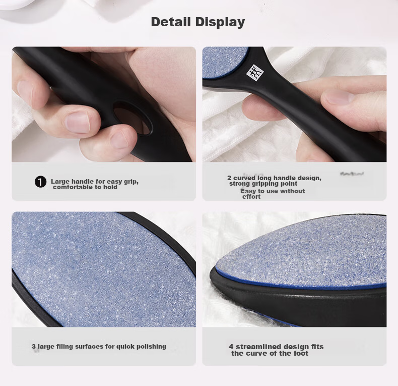 ZWILLING German Imported Foot File, Pumice Stone, Pedicure Knife, Pain-Free Dead Skin Scraper, Foot Exfoliating Tool, Heel Self-Operated [Gift for Elders' Birthday], Mid-Autumn Festival Gift 5