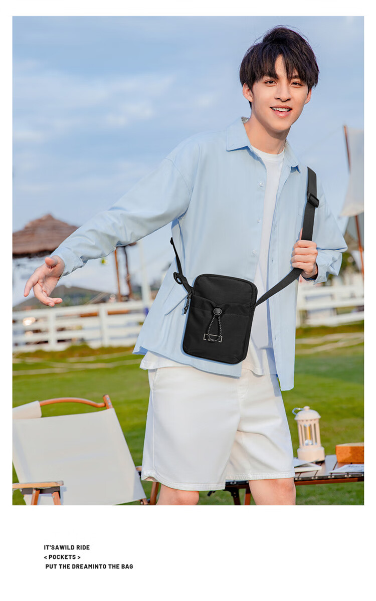 GOLF Shoulder Bag for Men And Women, Casual Crossbody Bag, Water-Resistant Phone Pouch, Lightweight Versatile Outdoor Sports Messenger Bag 3