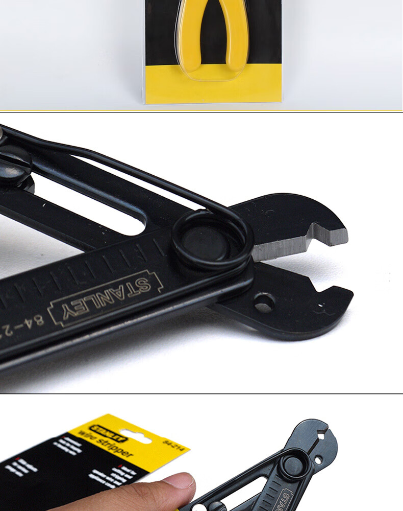 STANLEY Wire Stripping Pliers, 5", 84-214 2