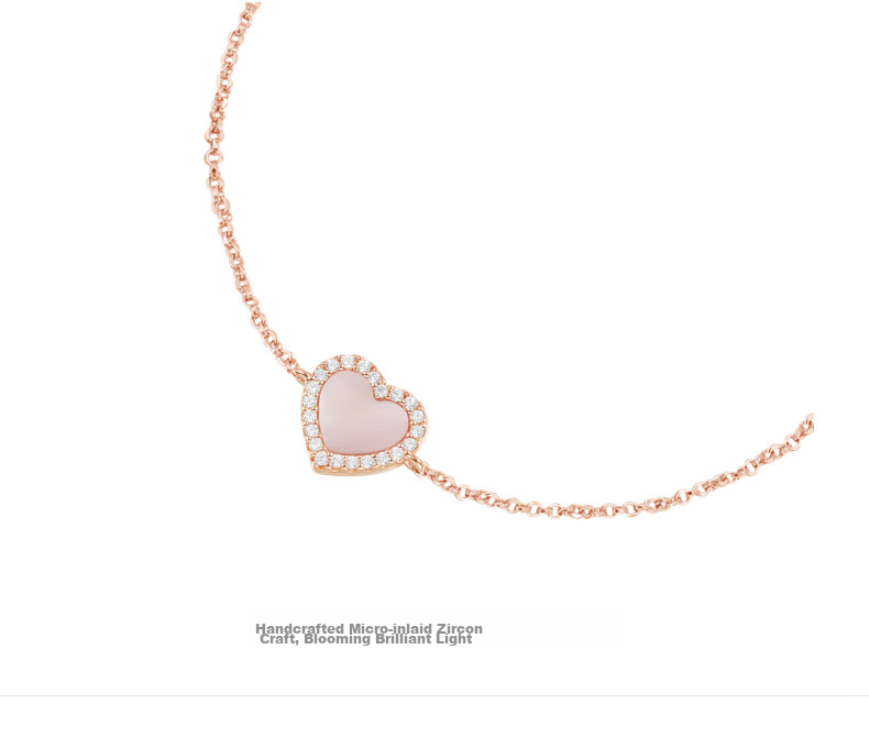 APM Monaco Pearl Mother-Of Adjustable Heart Bracelet, Luxurious High-End Feel, Gift for Women, Girlfriend, Or Wife 3