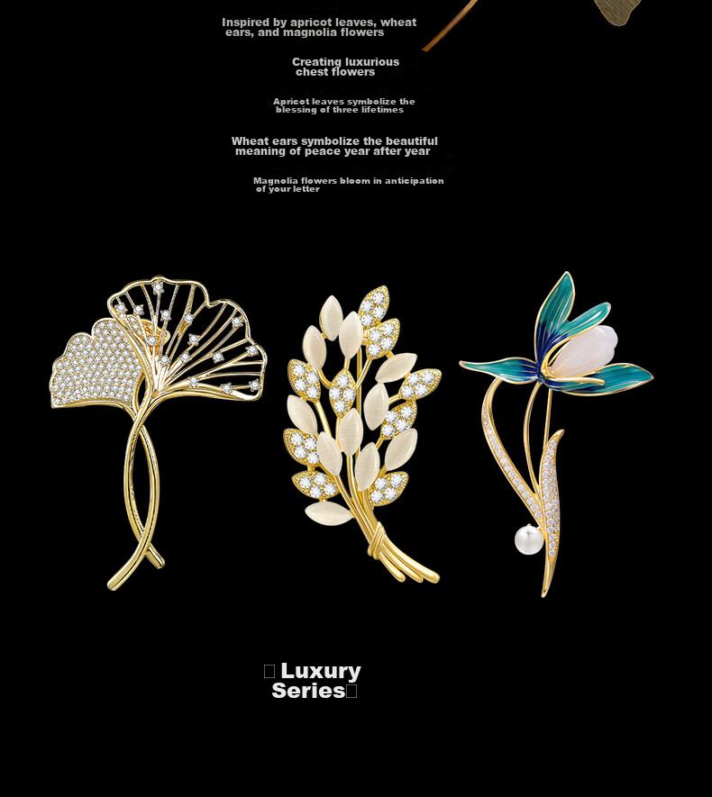 MIMORE Brooch, High-End Women's Luxury Elegant Gift Box Set, Exquisite Niche Practical Jewelry, Birthday Gift for Mom And Elders 4