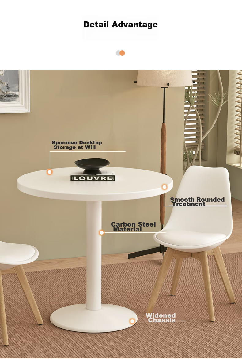 Fanshe Dining Table Small Round Table Small Square Table Negotiation Table Balcony Bar Counter Milk Tea Coffee Business Hall Apartment Leisure Table And Chairs 4