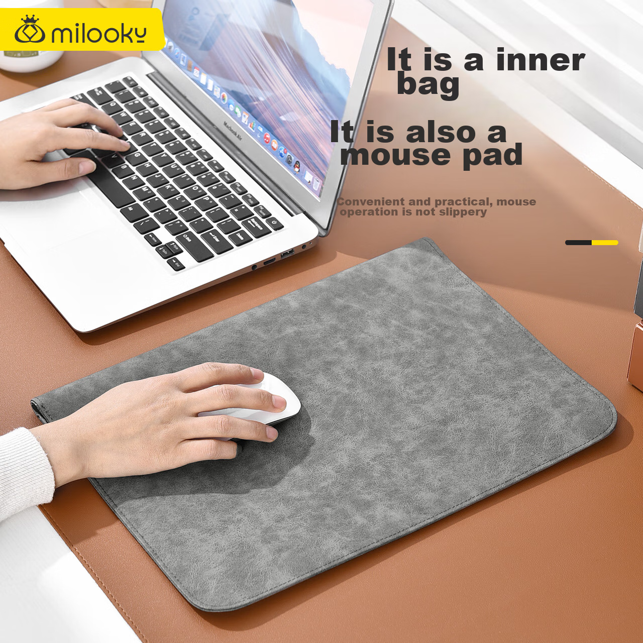 Чехол для ноутбука Milooky для Apple MacBook Air/Pro 13.6, защитный чехол