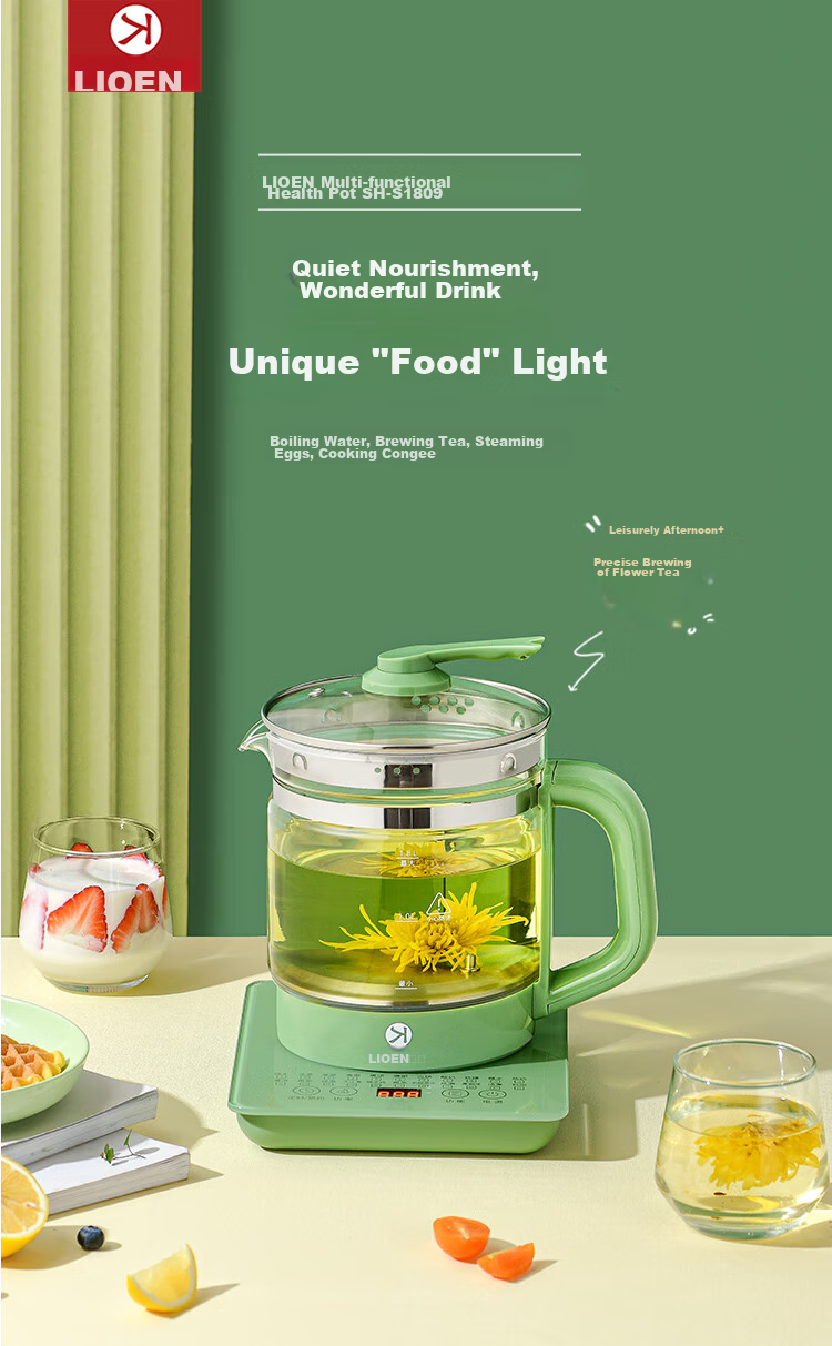 Liren Smart Fully Automatic Water Supply Tea Brewer Tea Extractor Steaming Spray Constant Temperature Tea Steamer Health Pot 2026 Tea Bar Machine LR-CCJ1828【Price Guarantee 618】 2