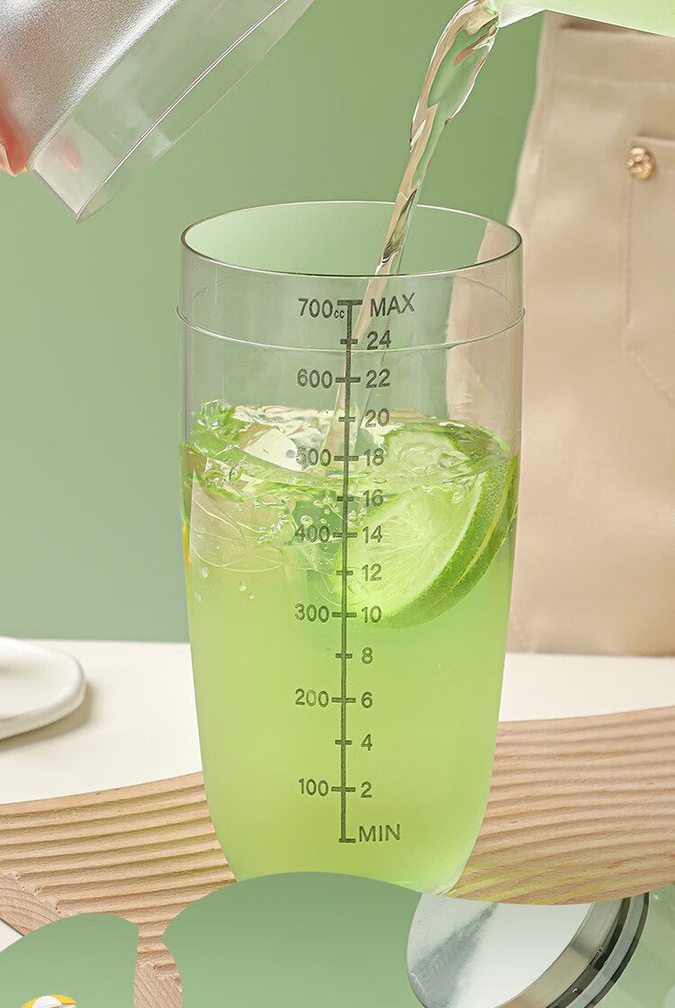Baijie Shaker Cup Set 700ml Three-Piece Hand Beaten Lemon Tea Tool Milk Tea Muddler Cocktail Bar Tool 6