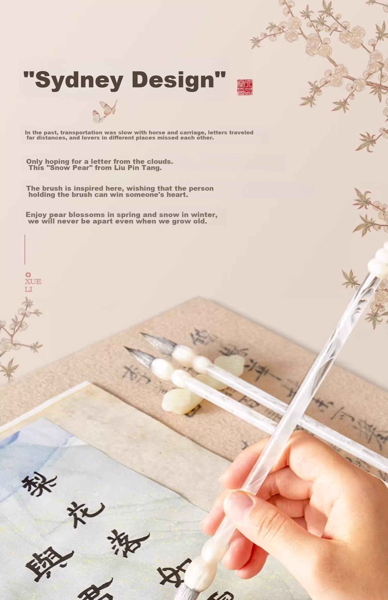 Liupintang Xueli Medium-Sized Calligraphy Brush Set with Mixed Hair for Beginners, Professional-Grade Practice Calligraphy And Chinese Painting Brushes in Regular Script, Running Script, And Clerical Script 3
