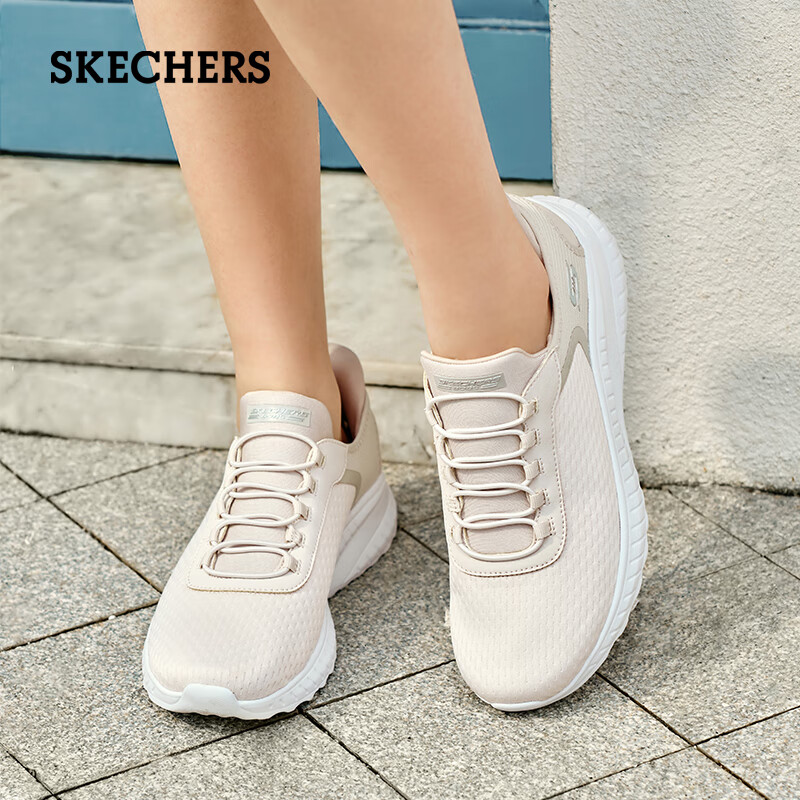 Skechers Women's Slip-On Sneakers, Autumn Season, Comfortable Soft-Soled Casual Walking Shoes, Versatile Women's Footwear