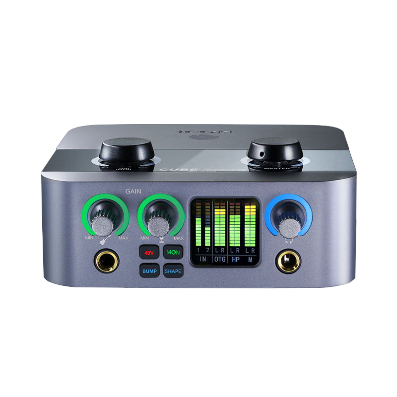 Aiken ICON 2nanoS New External Sound Card Live Streaming Device, Professional Recording And Karaoke Sound Card for Streamers, Mobile Phones, Computers, Single Sound Card Product