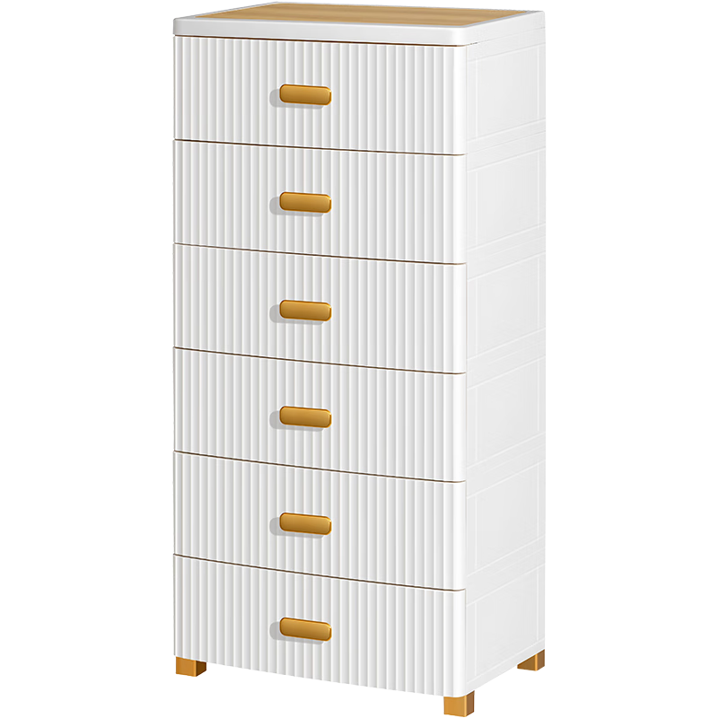 JEKO&JEKO Drawer Storage Cabinet, Bedroom Living Room Storage Cabinet, Wardrobe, Bedside Table, Toy And Snack Organizer Cabinet, Five-Drawer Chest, Six-Tier