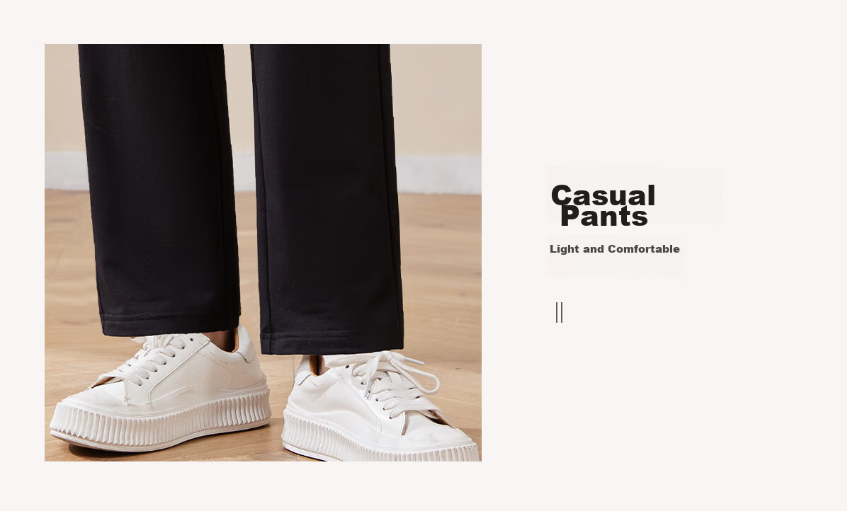 Chushen Women's Casual Pants, Student Sweatpants, Solid Color High-Waist Straight-Leg Trousers, Simple Sweatpants, Long Pants S13KR1034 7