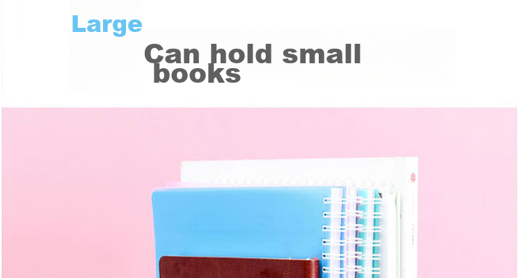 DiLe Metal Bookends / Student Book Stand / Book Clip / Book Rest / Book Block / Creative Office Stationery, 2 Pieces / Set, 2536 Blue Deer 11