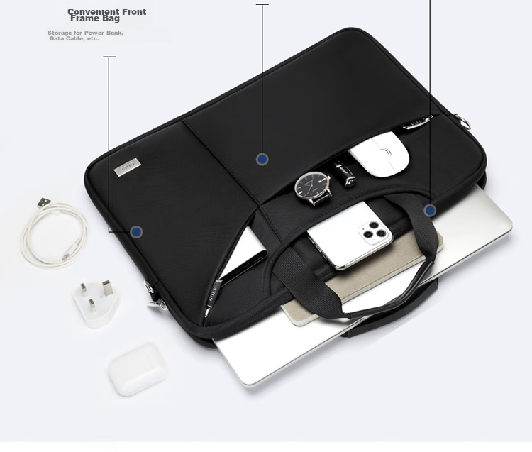 GOLF Laptop Bag 14/15.6 Inch Handheld Briefcase, Men's Shoulder Bag, Notebook Computer Bag, Business Bag 12