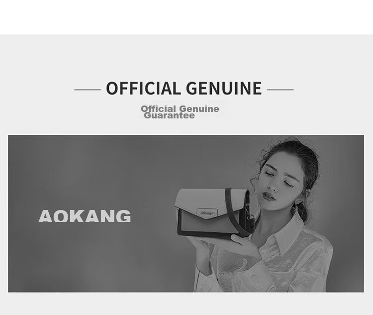 Aokang Women's Handbag, Trendy Cowhide Small Square Bag, Light Luxury Crossbody Shoulder Bag, Birthday 520 Gift for Girlfriend Or Wife 17