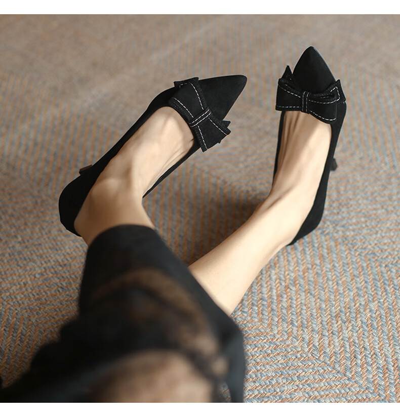 CARTELO Elegant High Heels for Women, Black, Comfortable, KCC-6688 Black (5cm) Size 39 11