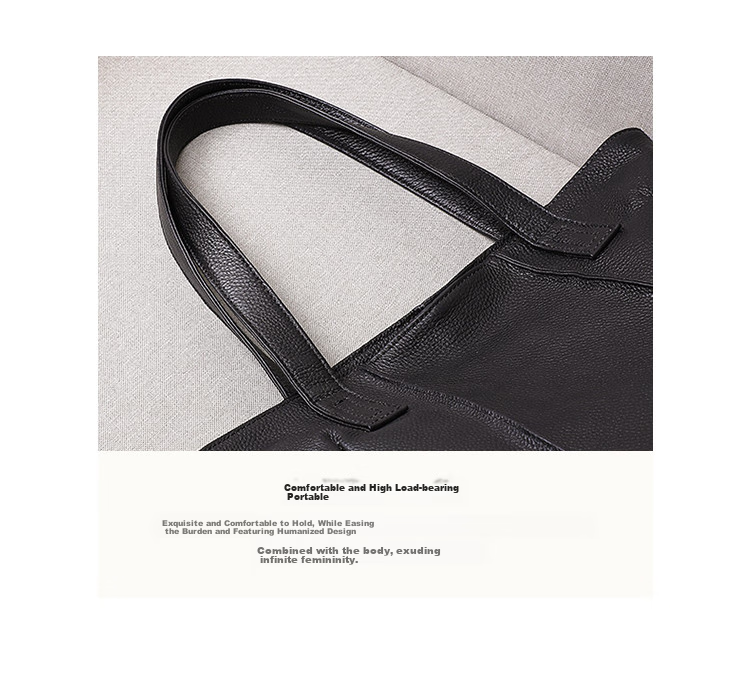 Viney Leather Handbag, Large Capacity Tote Bag for Women, Light Luxury Shoulder And Handheld Bag, Practical Birthday Mother's Day Gift for Mom 4