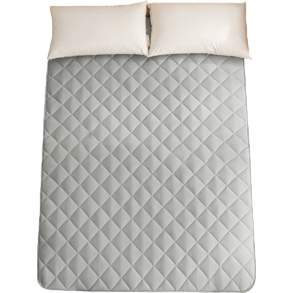 JD Original Mattress Protector, Student Dormitory Special Antibacterial Mattress Pad, National Standard Class A, 5-Layer Thickened, 0.9m Bed, Gray