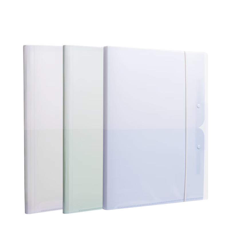Deli A3 Exam Folder with Long Clip, Simple And Stylish File Folder for Students' Subject Materials Organization And Classification, Foldable Structure for Exam Papers, Elementary to High School Random Color PE100