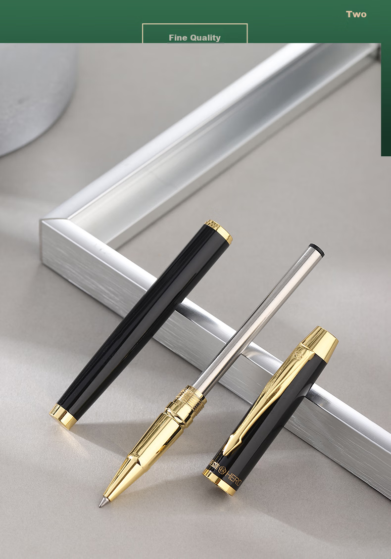 HERO Ballpoint Pen, Stylish Stationery for Men And Women, Business Office Personalized Signature Pen, 7006 Black 6