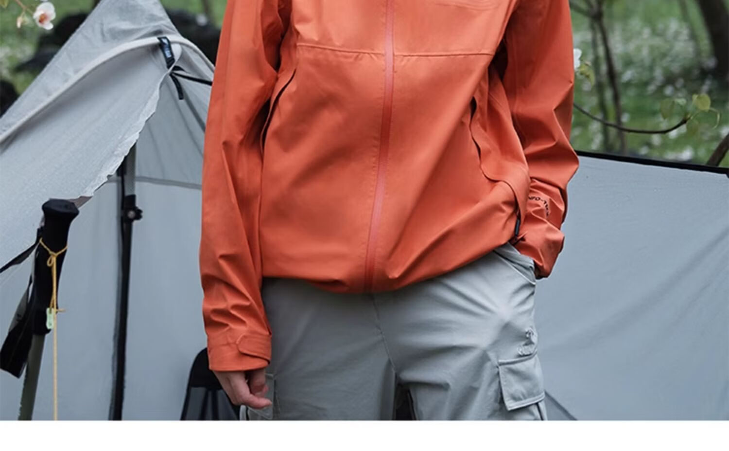 CAMEL Hardshell Jacket for Men And Women, Chinese Outdoor 3L Fully Sealed Waterproof Rainproof Orange Hiking Mountaineering Coat O189 2