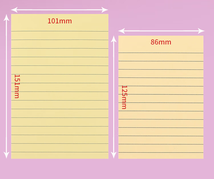 M&G Youshi Tie 3*3 Printed Self-Adhesive Sticky Notes, Horizontal Line Grid Error Correction, Blank Memo Pad, Message Stickers, 60 Pages Blank, YS-407, 1 Pack 3