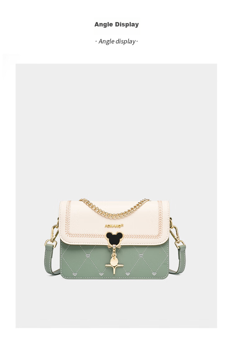 Aokang Women's Handbag, 2026 New Trendy Cowhide Small Square Bag, Light Luxury Crossbody Shoulder Bag, Birthday Mother's Day Gift for Girlfriend Or Wife 21