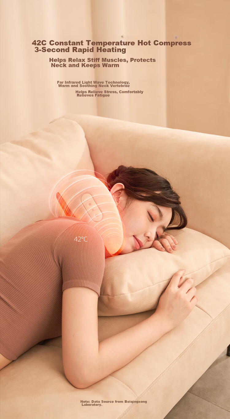 Breo Neck Massager, C2 Neck And Shoulder Massage Device, Pillow Ring U-Shaped Neck Pillow with Heat Therapy And Kneading Function, Birthday Gift for Mom, Wife, Boyfriend Or Girlfriend 8