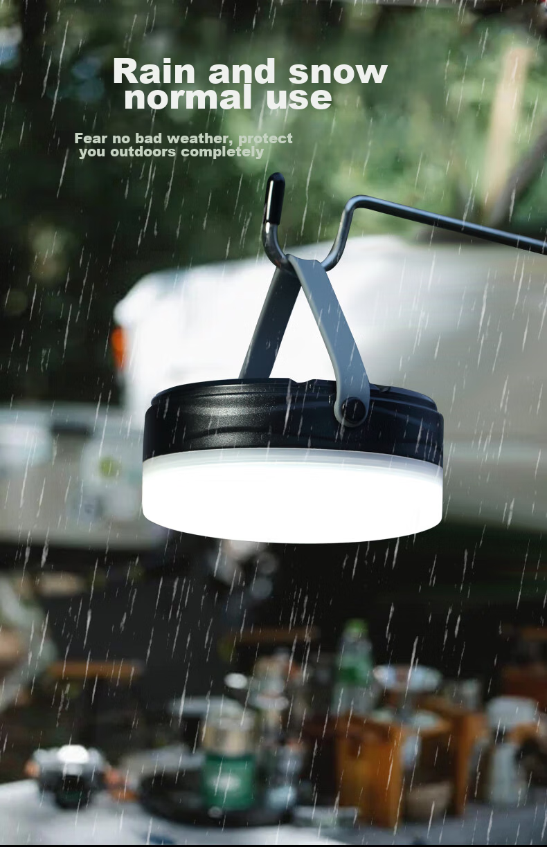 Guangmingdajiang Camping Light, High-Intensity Tent Lamp, Outdoor Ultra-Bright Camping Emergency Equipment, Hanging Lamp, Power Outage LED Rechargeable Lighting 7106 4