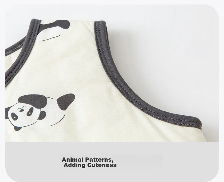 Minibala Padded Baby Warm Vest Unisex Infant Skin-friendly Printed Homewear Autumn Winter 7