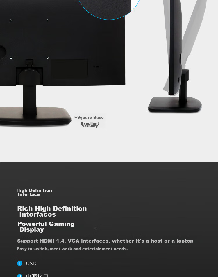 Acer 19.5-Inch Office Wall-Mountable Small-Size VGA/HDMI Dual-Interface Monitor E200Q Bi 15