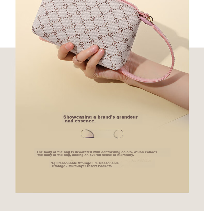 GOLF Handbag, Women's Wallet, Fashionable Printed Coin Purse, Simple And Portable Phone Bag, Birthday Gift for Wome 9