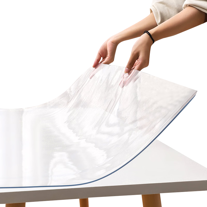 Gusi Table Mat, Food-Grade PVC Dining Table Pad, Table Surface Protective Film, Waterproof And Oil-Proof, Kitchen Countertop Protector, 80*130cm
