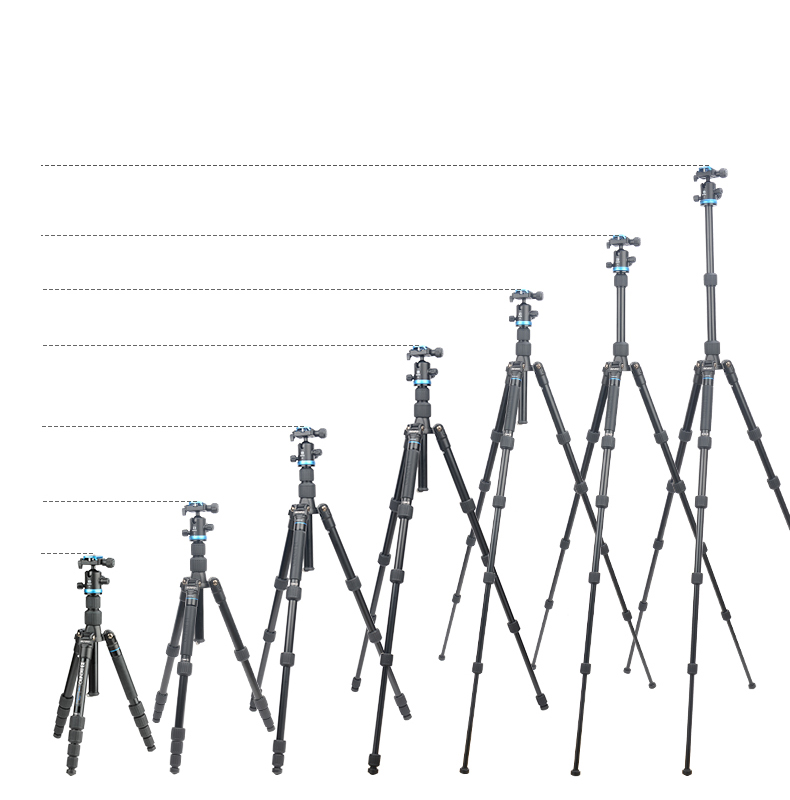 Benro Tripod IF28C+ DSLR Tripod Head Canon Nikon Camera Super Strong Carbon Fiber Foldable Convertible Monopod 19