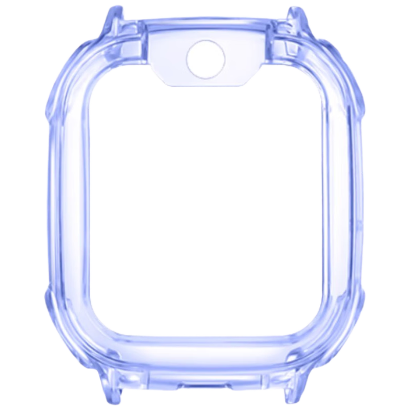 Xuanyi Protective Case for Xiaotiancai Kids Smartwatch Z6Pro/Youth Edition/Z6s/Z6a/Z6D with Z10/Z9/Q2A Slim Full-Cover Transparent Blue Shell