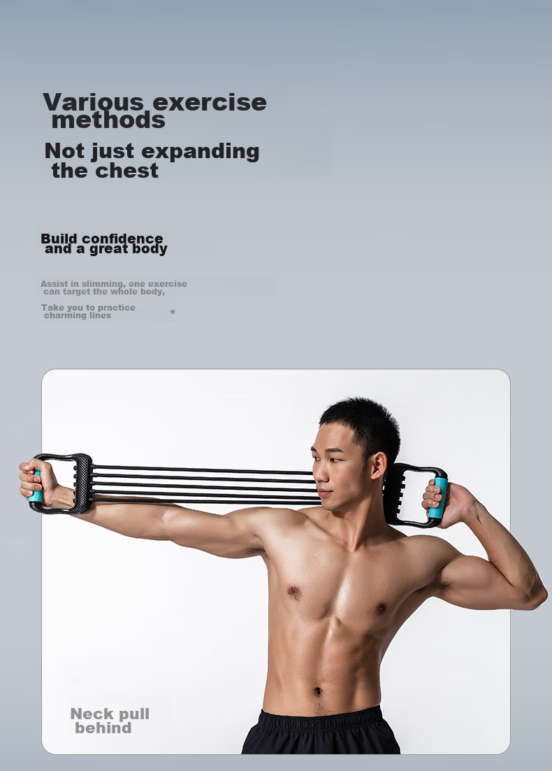 Mike Adjustable Chest Expander for Men, Shoulder And Back Multi-Functional Exercise Equipment for Chest Muscles And Arms, Home Fitness Equipment 9