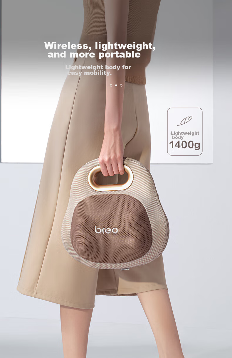 Breo Back2pro Waist Massager Back Cushion Seat Integrated Waist Back Hip Moxibustion Heat Massage Kneading Massager Sun Yingsha Edition Women's Day Gift 10