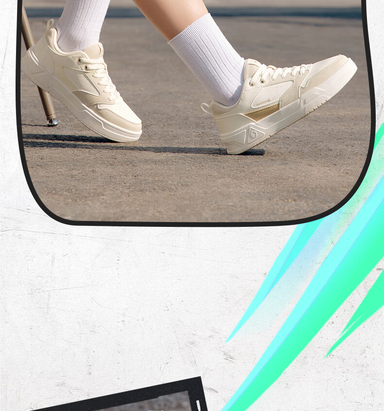 361° Women's Sneakers Soda 3 Spring And Summer Couple Retro Thick-Soled Casual Skateboard Shoes for Women 682516615-4 38