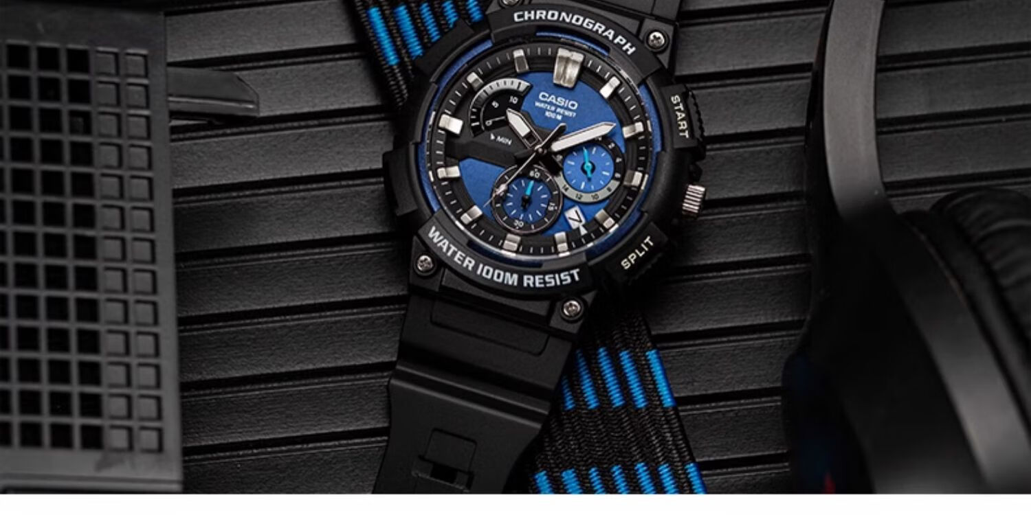 Casio Watch for Men, Black Knight Black Gold Sports Youth Student Waterproof Digital Watch for Men And Women, MCW-200H 11