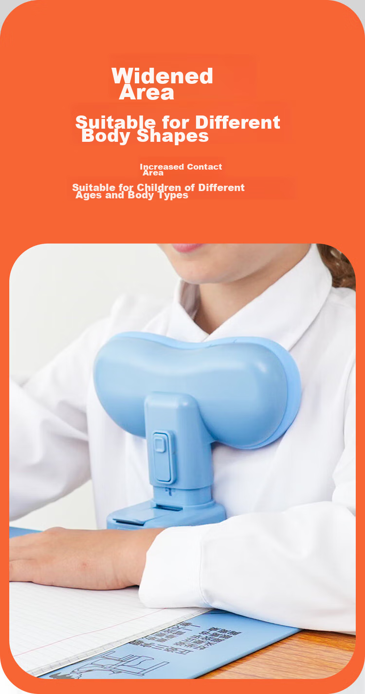 COMIX Children's Posture Corrector Desk Stand, Student Learning Posture Corrector to Prevent Hunching, Posture Correction Device for Writing, Anti-Curved Spine Children's Gift XS-61 Blue 4