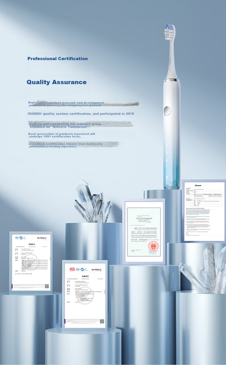 Hongmengzhixuan Li Bobe Intelligent Sonic Toothbrush 2 Ice Mountain Youth Edition Electric Toothbrush, 180-Day Long Battery Life, Birthday Gift for Boyfriend Or Girlfriend, Wedding Gift, Cold Rock Gray 16
