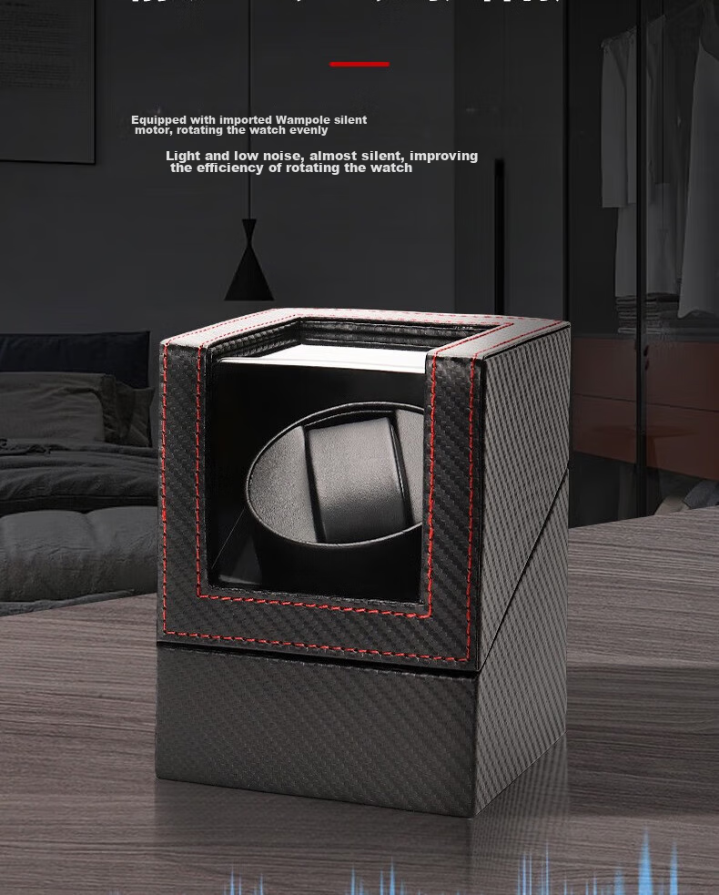 Yajia Watch Winder, Automatic Magnetic-Proof Watch Winder for Mechanical Watches, Storage Box for Men's And Women's Watches 12