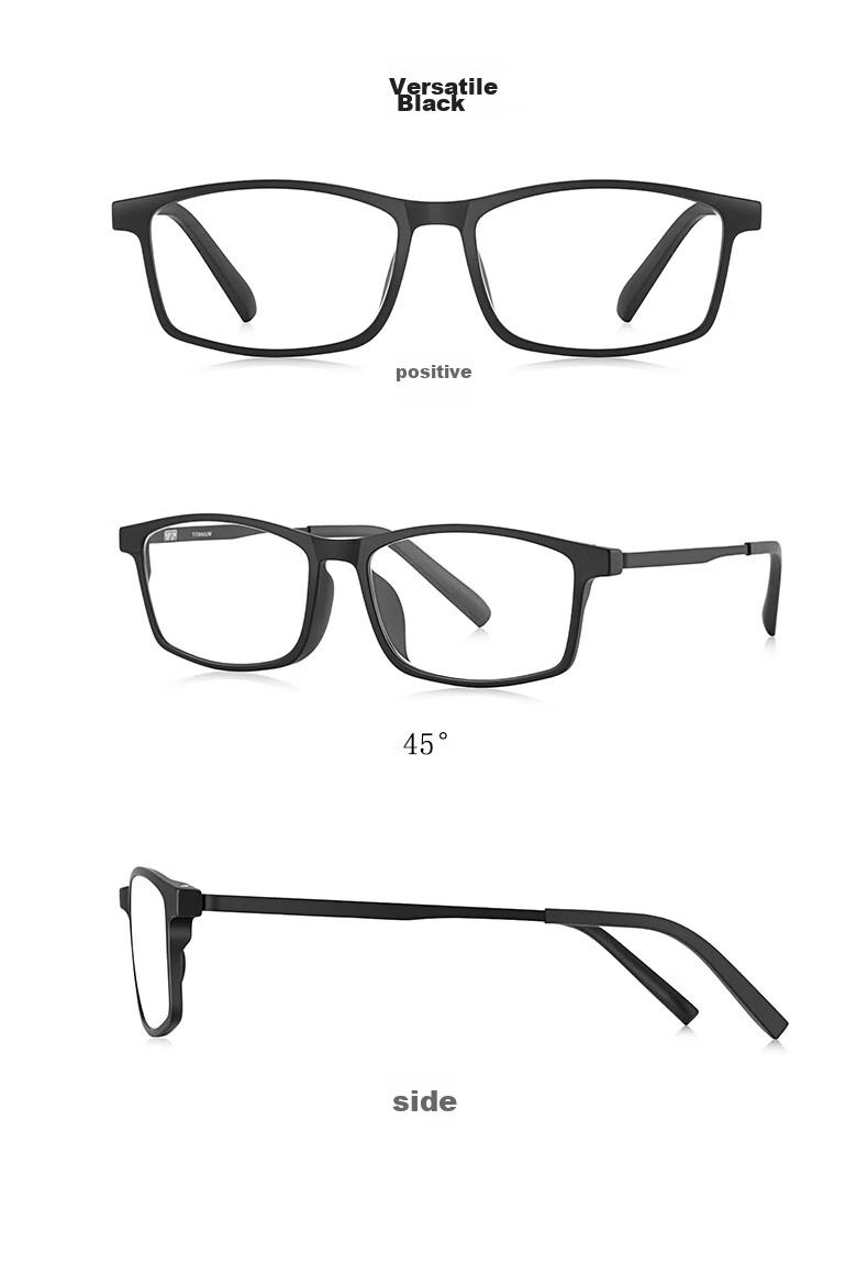 BUZZ Anti-Blue Light Reading Glasses for Men, High Definition Japanese Imported Lenses, Ultra-Light Titanium Frame Reading Glasses for Women, Elderly, And Fathers 14