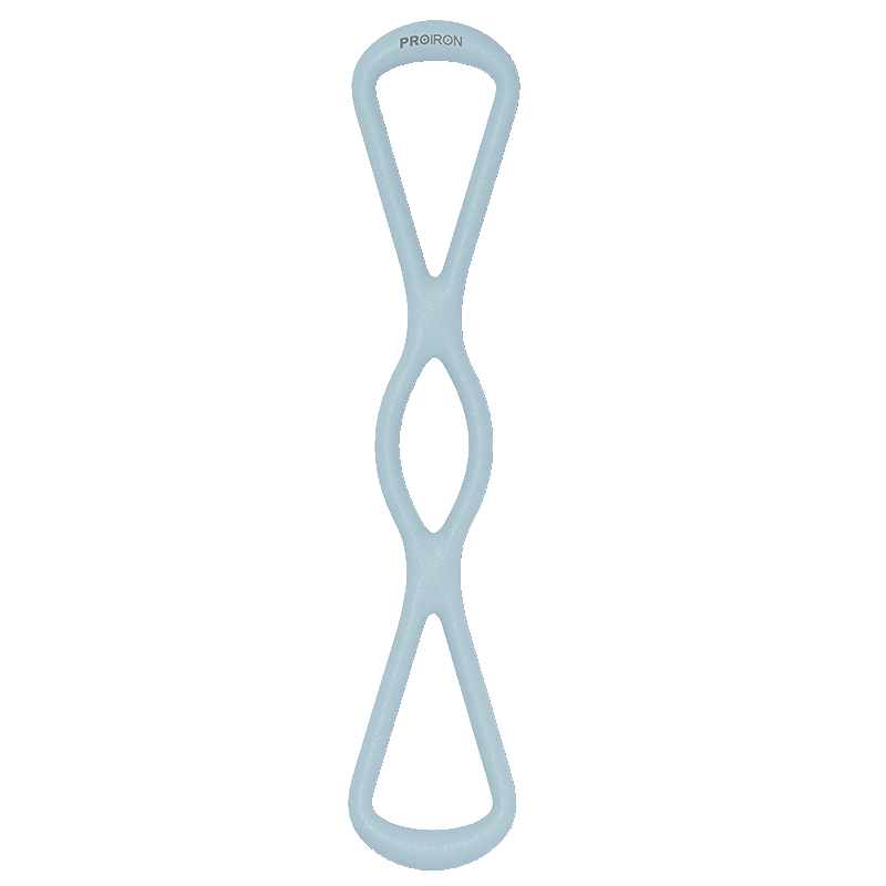 PROIRON 8-Shaped Resistance Band, Elastic Band for Shoulder Opening And Back Training, Home Use TPR Figure-Eight Rope, Blue