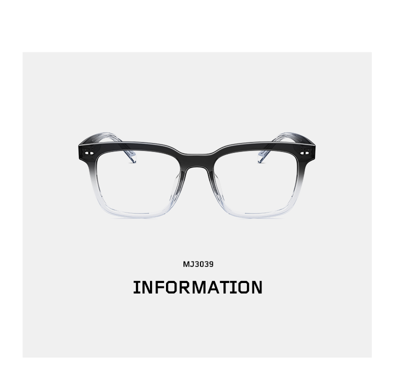 MOLSSION MOLSION Eyeglass Frames for Men And Women Students, Suitable for Myopia Lenses, MJ3039 5