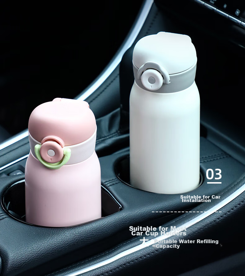 Fuguang Insulated Mug with Pop-Up Lid, 316L Stainless Steel Large Capacity Portable Student Water Bottle Car Cup for Men And Wome 7