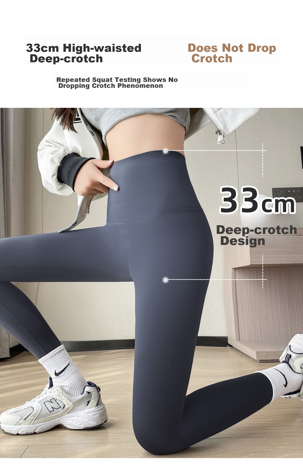 LangSha Women's Spring Thin Leggings Shark Pants Nine-Point Hip-Lifting Tummy Control Fitness Sports Yoga High Elastic Slim Barbie Pants 3