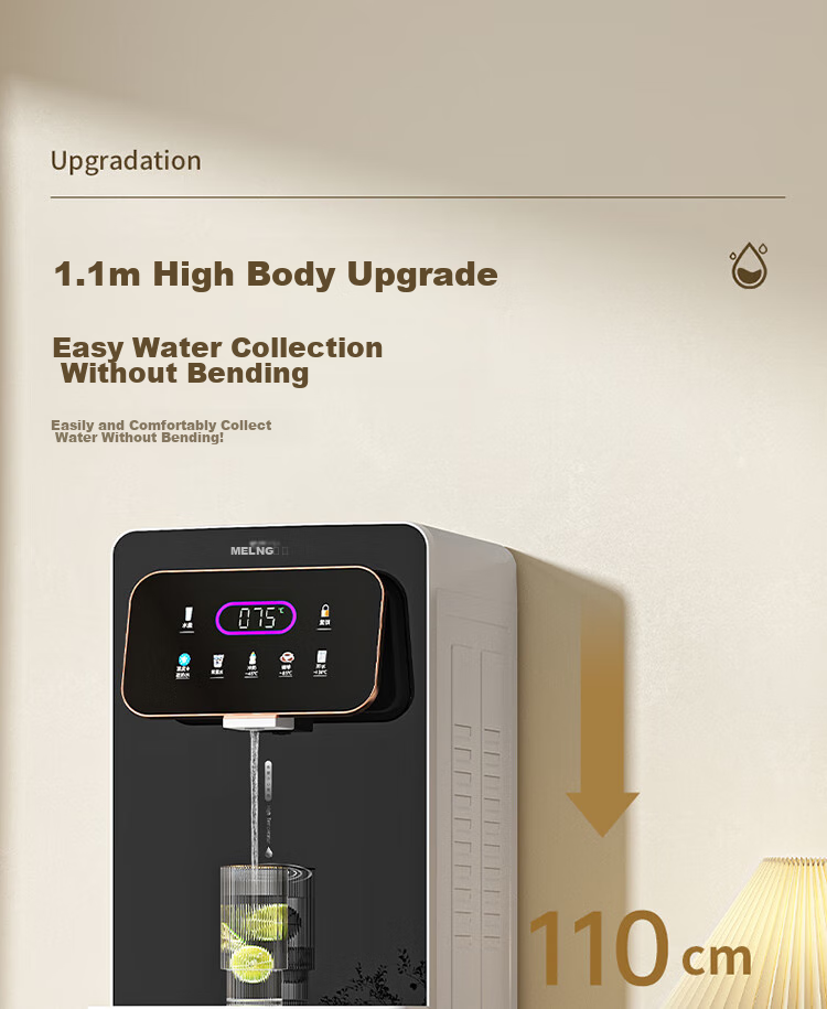 MeiLing Instant Hot Water Dispenser with Bottom-Loading Water Tank, Home Standing Quick-Heating Instant Drinking No Installation Required Fully Automatic Intelligent All-In Machine High-End White Water Dispenser MY-SX527 11